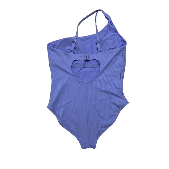 Athleta One-Shoulder Lavender One Piece Swimsuit size 16 - Picture 4 of 9
